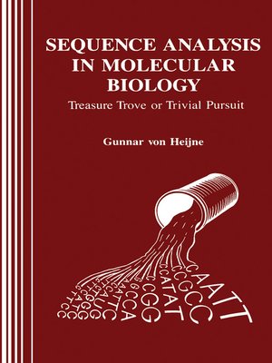 cover image of Sequence Analysis in Molecular Biology